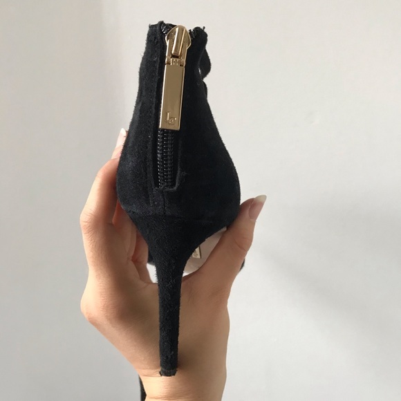 Louise et Cie Black Lace-Up Stilettos - Picture 4 of 8